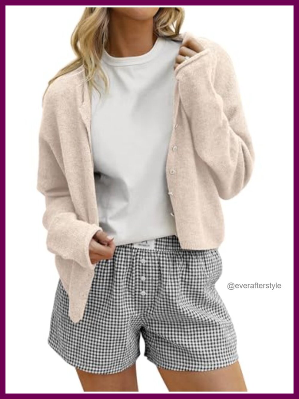 Oversized Button Down Long Sleeve Cardigan Sweater for Women - Picture 1 of 5